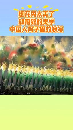 世运会烟花秀太美了