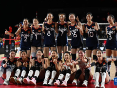女排世锦赛：中国队胜哥伦比亚队（图）