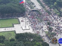 菲律宾首都爆发大规模示威 抗议防洪工程腐败